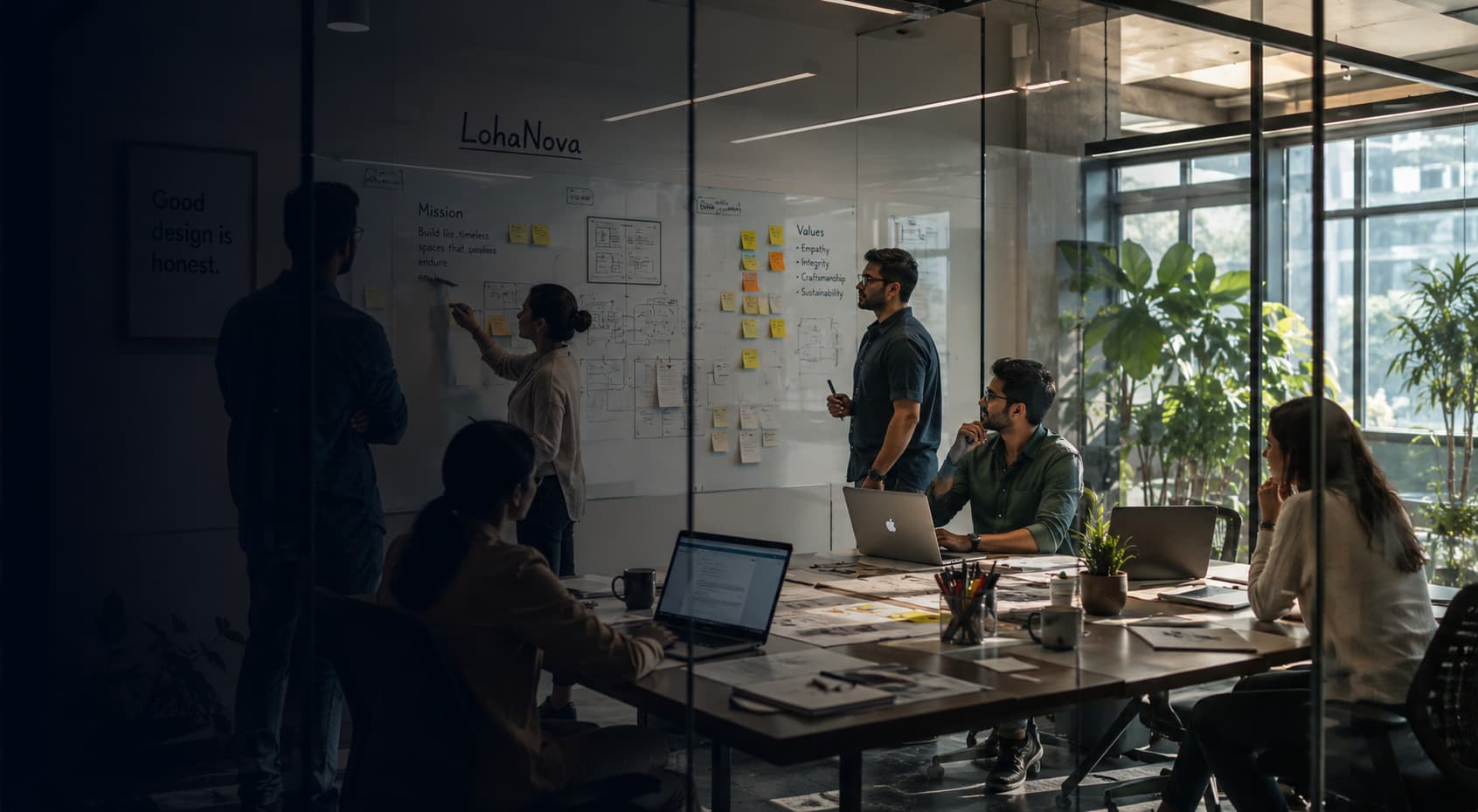 Lohanova team at work